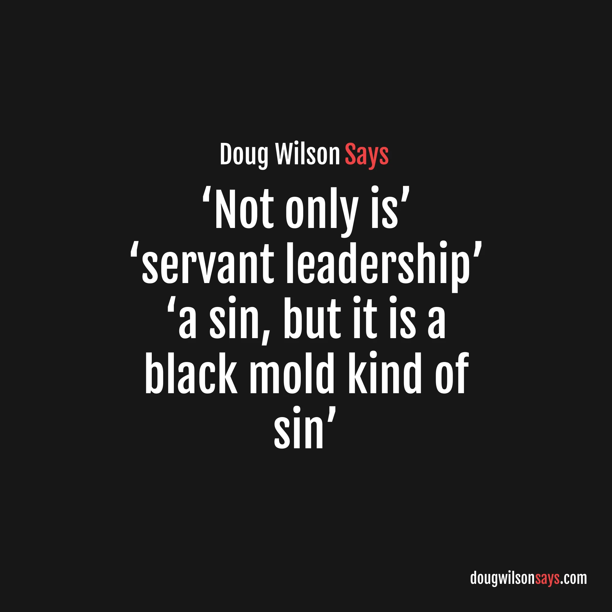 Image for the-sin-of-servant-leadership