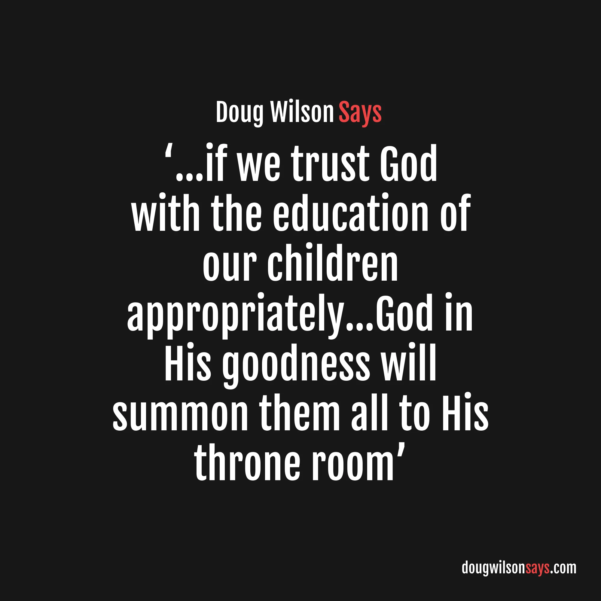 Image for trust-god-with-education-children-saved